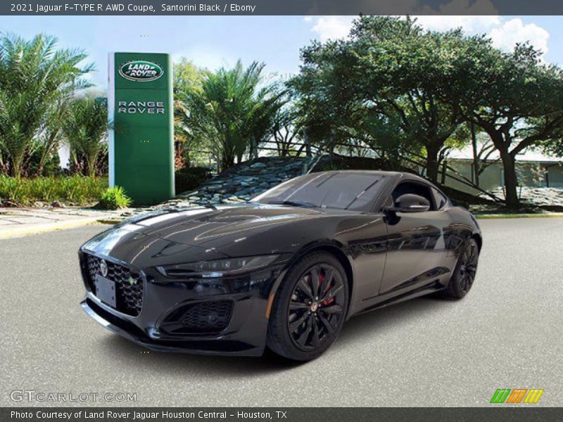 Santorini Black / Ebony 2021 Jaguar F-TYPE R AWD Coupe