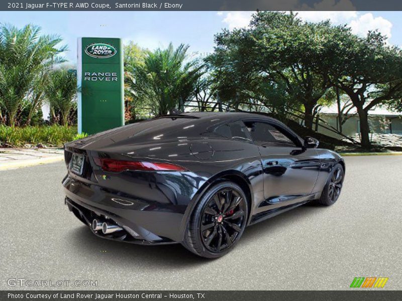 Santorini Black / Ebony 2021 Jaguar F-TYPE R AWD Coupe