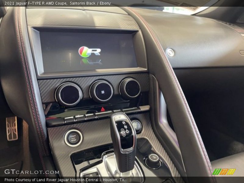 Controls of 2021 F-TYPE R AWD Coupe
