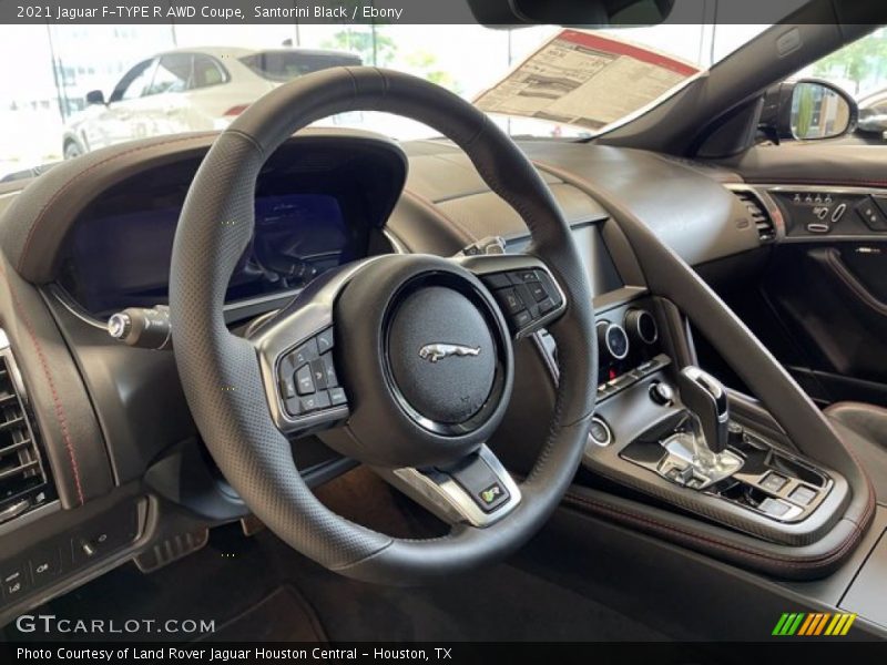 Dashboard of 2021 F-TYPE R AWD Coupe