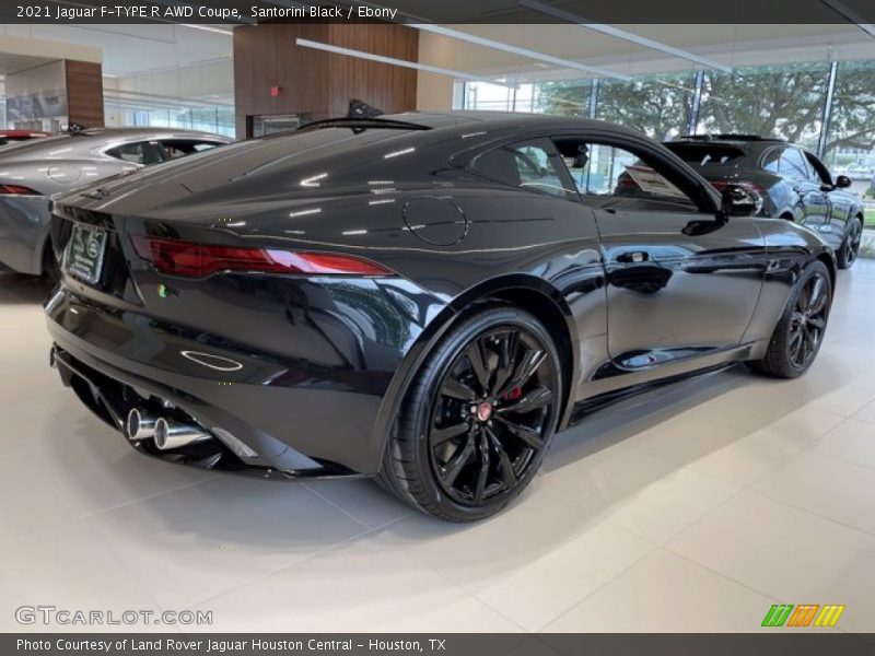 Santorini Black / Ebony 2021 Jaguar F-TYPE R AWD Coupe