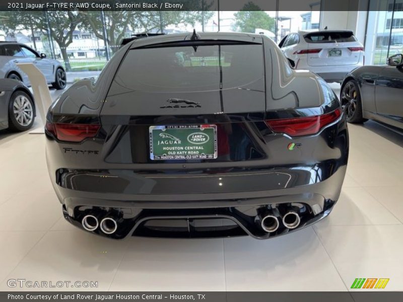 Santorini Black / Ebony 2021 Jaguar F-TYPE R AWD Coupe