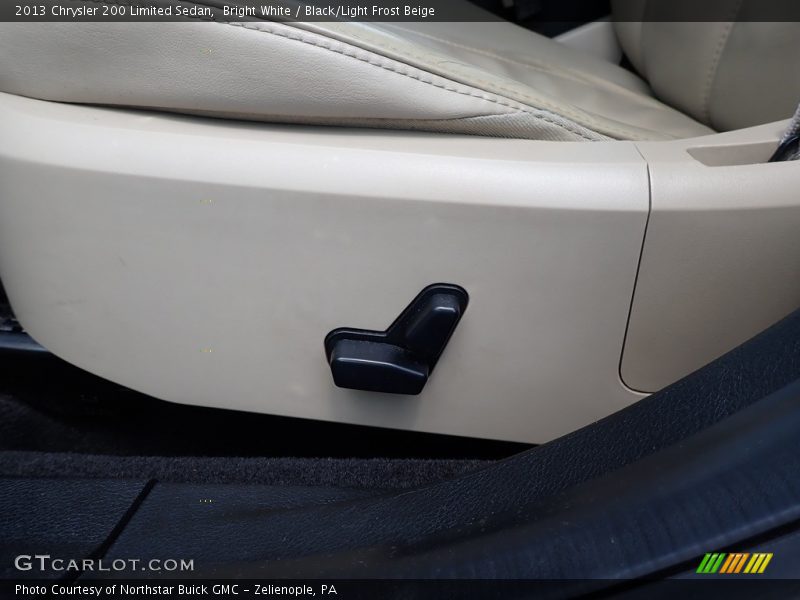 Bright White / Black/Light Frost Beige 2013 Chrysler 200 Limited Sedan