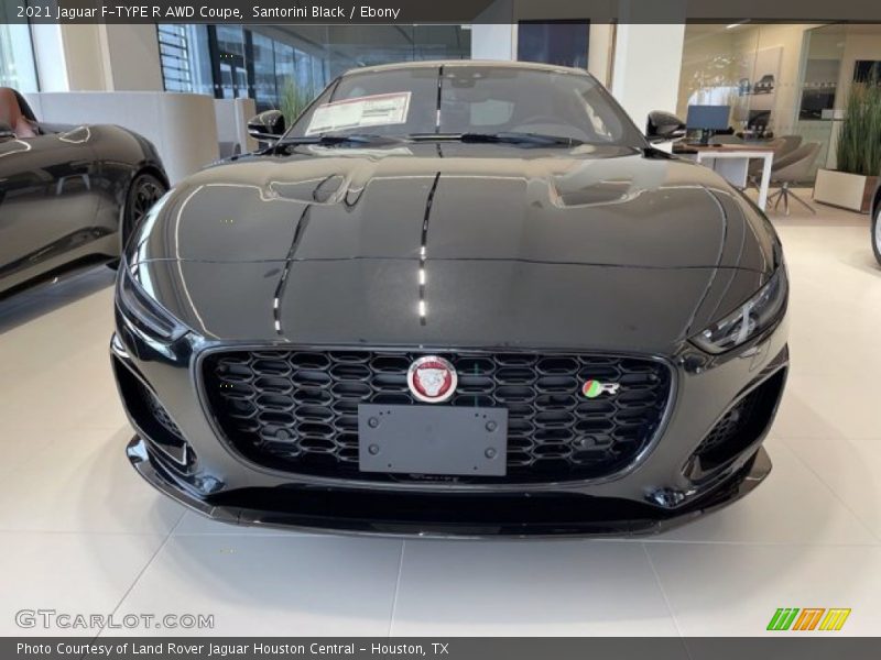 Santorini Black / Ebony 2021 Jaguar F-TYPE R AWD Coupe