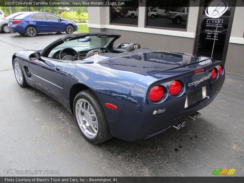 Navy Blue Metallic / Light Oak 2000 Chevrolet Corvette Convertible