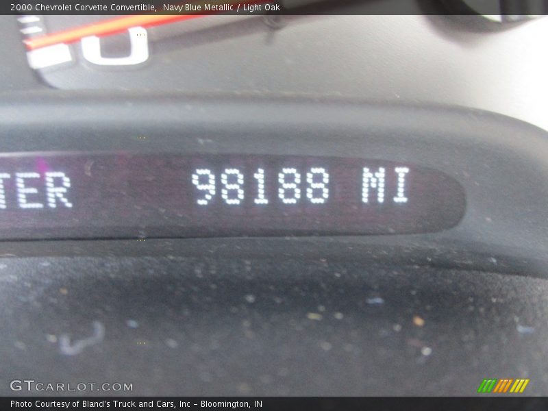 Navy Blue Metallic / Light Oak 2000 Chevrolet Corvette Convertible