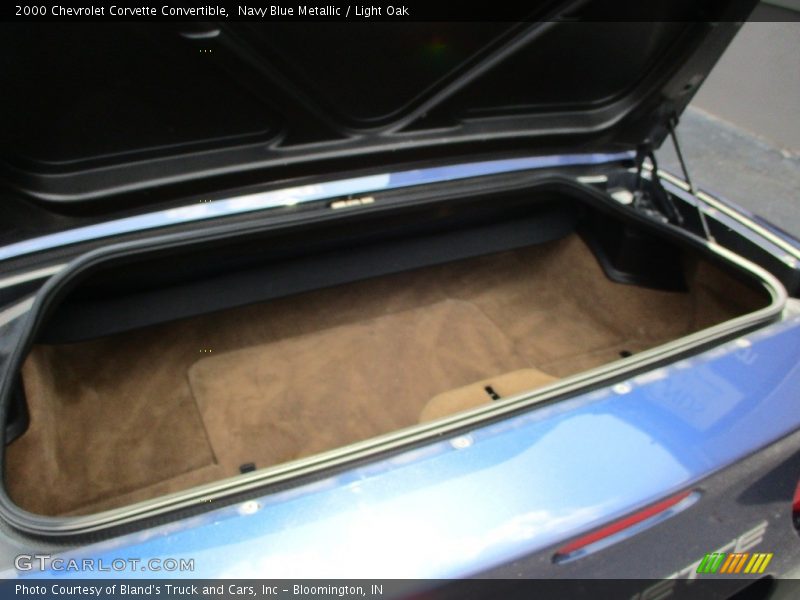 Navy Blue Metallic / Light Oak 2000 Chevrolet Corvette Convertible