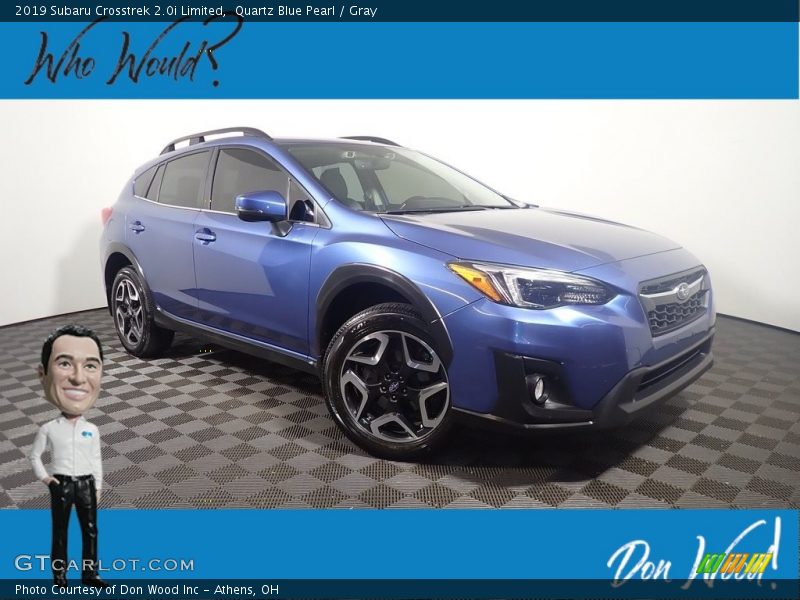 Quartz Blue Pearl / Gray 2019 Subaru Crosstrek 2.0i Limited