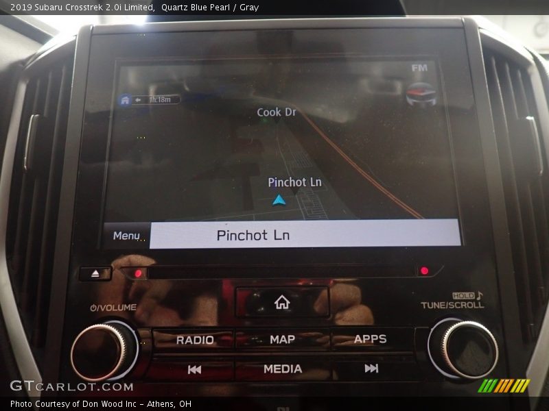 Quartz Blue Pearl / Gray 2019 Subaru Crosstrek 2.0i Limited