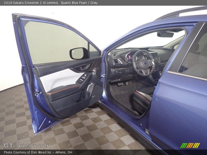 Quartz Blue Pearl / Gray 2019 Subaru Crosstrek 2.0i Limited