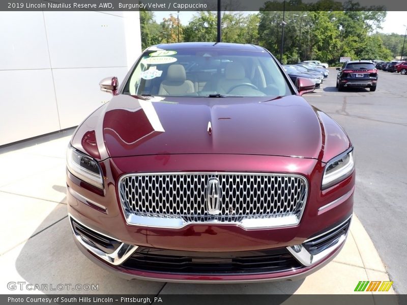 Burgundy Velvet / Cappuccino 2019 Lincoln Nautilus Reserve AWD