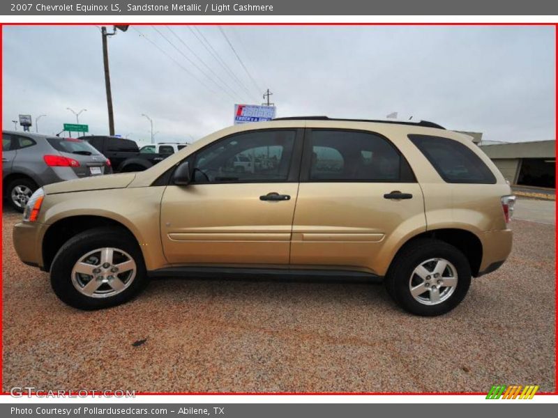 Sandstone Metallic / Light Cashmere 2007 Chevrolet Equinox LS