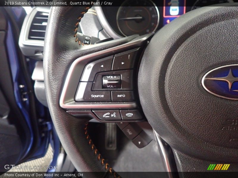 Quartz Blue Pearl / Gray 2019 Subaru Crosstrek 2.0i Limited