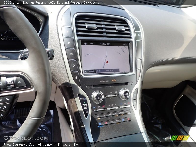 Burgundy Velvet / Cappuccino 2019 Lincoln Nautilus Reserve AWD