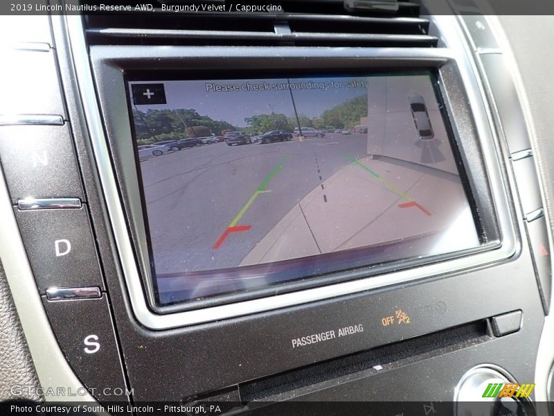 Burgundy Velvet / Cappuccino 2019 Lincoln Nautilus Reserve AWD
