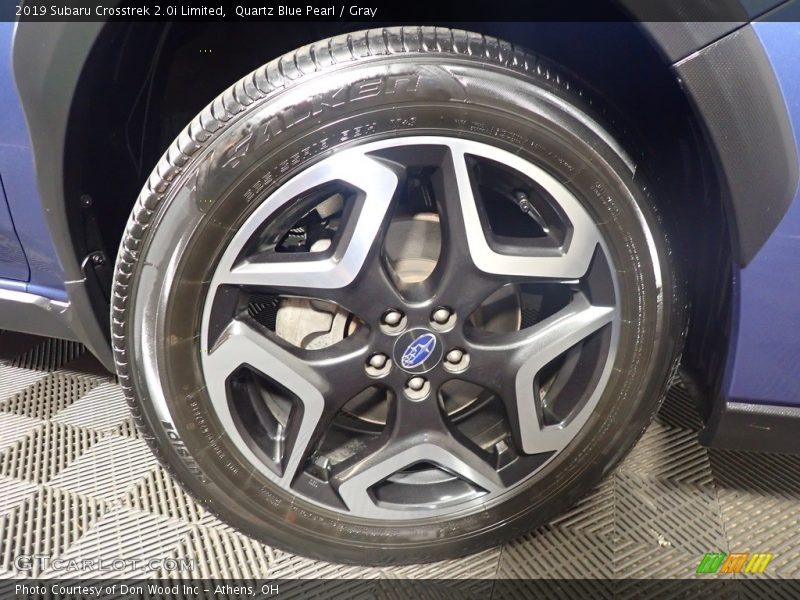 Quartz Blue Pearl / Gray 2019 Subaru Crosstrek 2.0i Limited