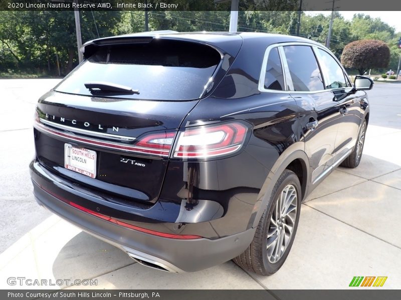 Infinite Black / Ebony 2020 Lincoln Nautilus Reserve AWD