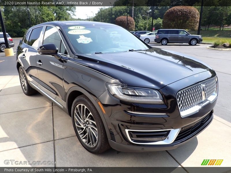 Front 3/4 View of 2020 Nautilus Reserve AWD