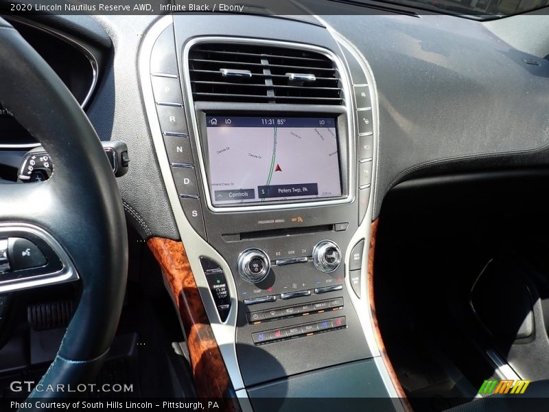 Controls of 2020 Nautilus Reserve AWD