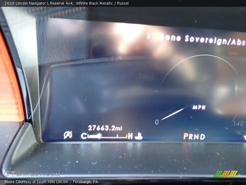 Infinite Black Metallic / Russet 2019 Lincoln Navigator L Reserve 4x4