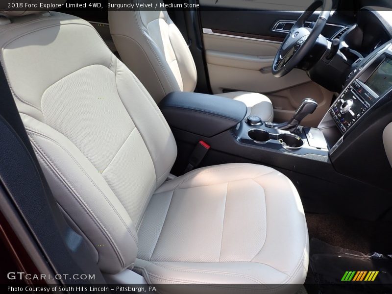 Burgundy Velvet / Medium Stone 2018 Ford Explorer Limited 4WD