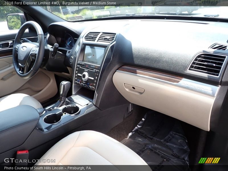 Burgundy Velvet / Medium Stone 2018 Ford Explorer Limited 4WD