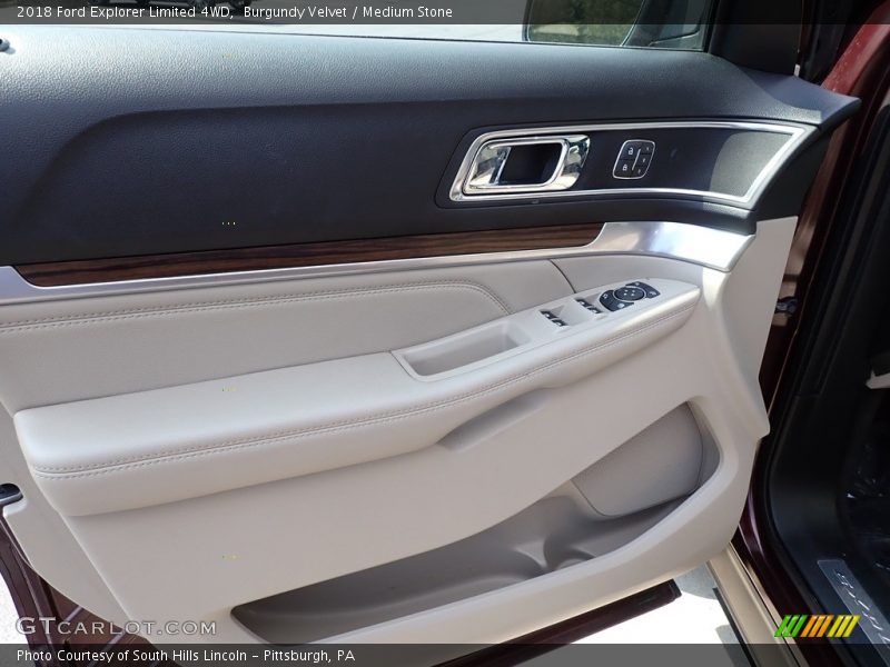 Burgundy Velvet / Medium Stone 2018 Ford Explorer Limited 4WD