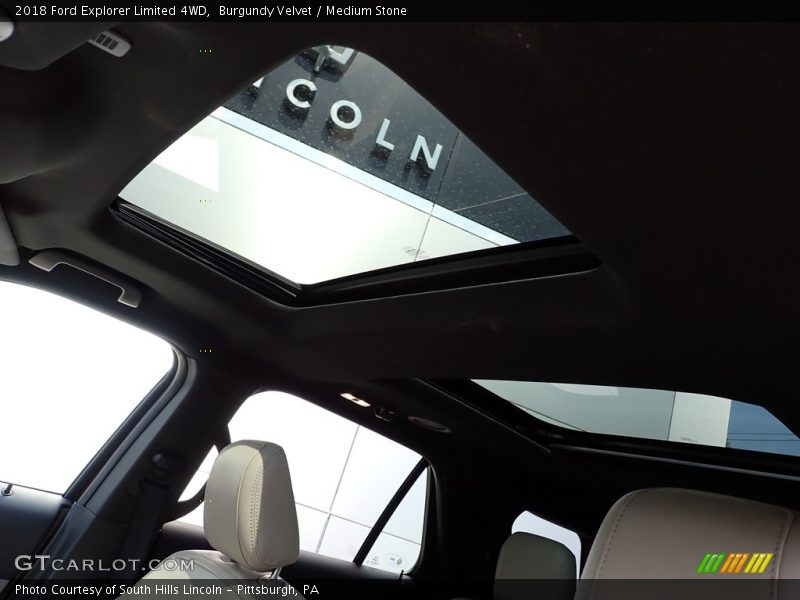 Burgundy Velvet / Medium Stone 2018 Ford Explorer Limited 4WD