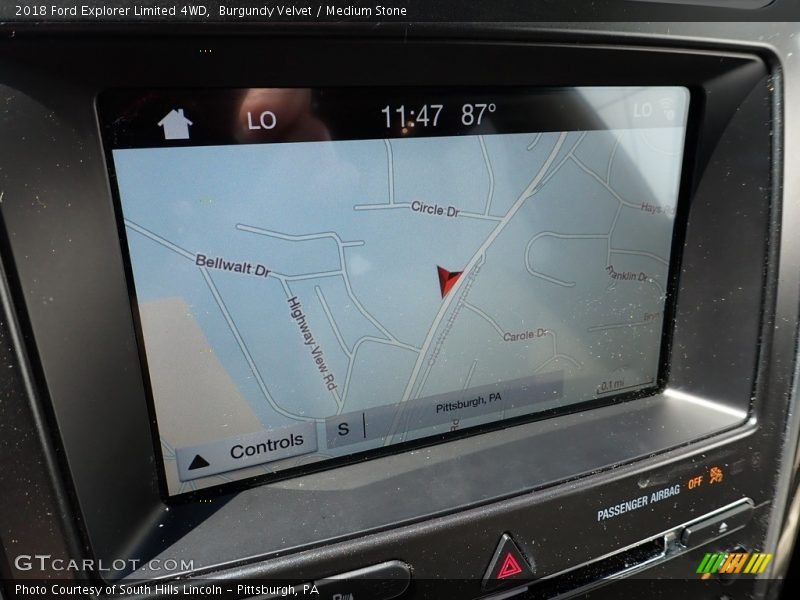 Burgundy Velvet / Medium Stone 2018 Ford Explorer Limited 4WD