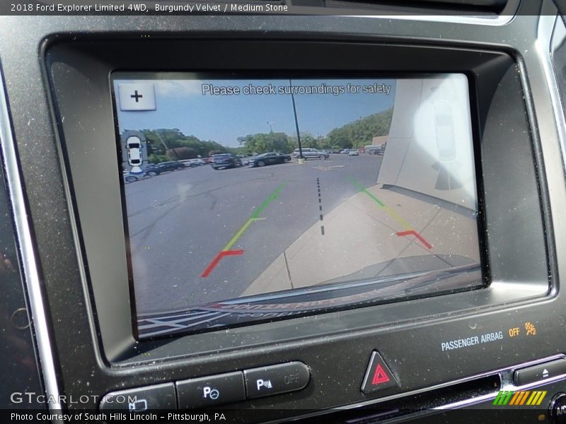 Burgundy Velvet / Medium Stone 2018 Ford Explorer Limited 4WD