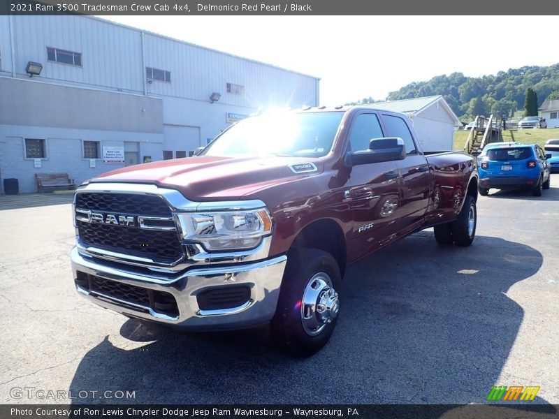 Delmonico Red Pearl / Black 2021 Ram 3500 Tradesman Crew Cab 4x4