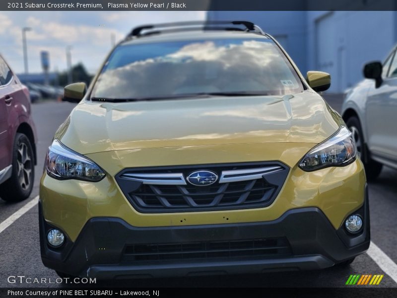 Plasma Yellow Pearl / Black 2021 Subaru Crosstrek Premium