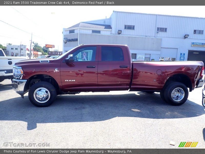 Delmonico Red Pearl / Black 2021 Ram 3500 Tradesman Crew Cab 4x4