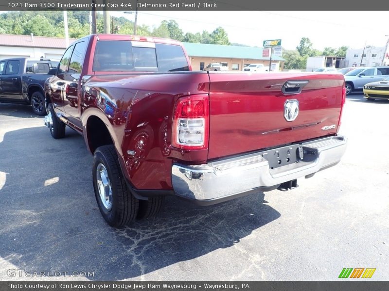 Delmonico Red Pearl / Black 2021 Ram 3500 Tradesman Crew Cab 4x4