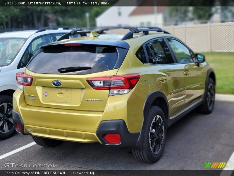 Plasma Yellow Pearl / Black 2021 Subaru Crosstrek Premium