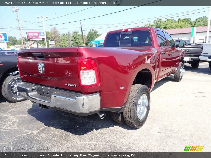 Delmonico Red Pearl / Black 2021 Ram 3500 Tradesman Crew Cab 4x4