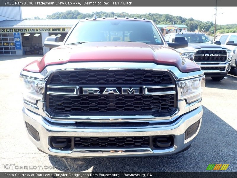 Delmonico Red Pearl / Black 2021 Ram 3500 Tradesman Crew Cab 4x4