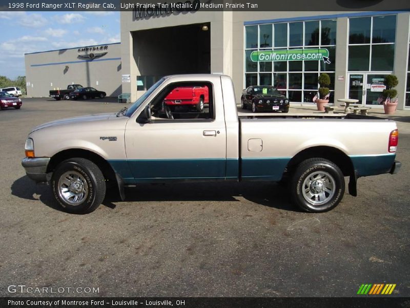 Light Prairie Tan Metallic / Medium Prairie Tan 1998 Ford Ranger XLT Regular Cab