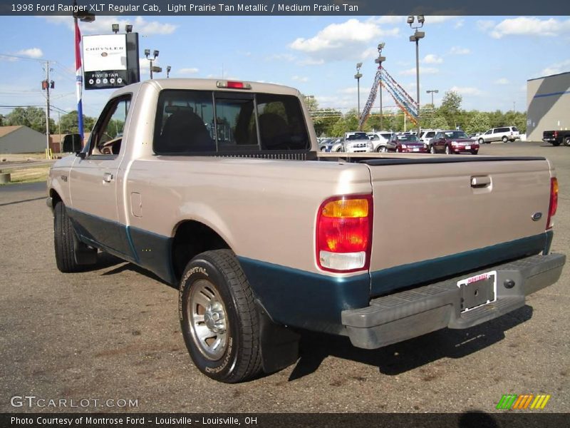 Light Prairie Tan Metallic / Medium Prairie Tan 1998 Ford Ranger XLT Regular Cab