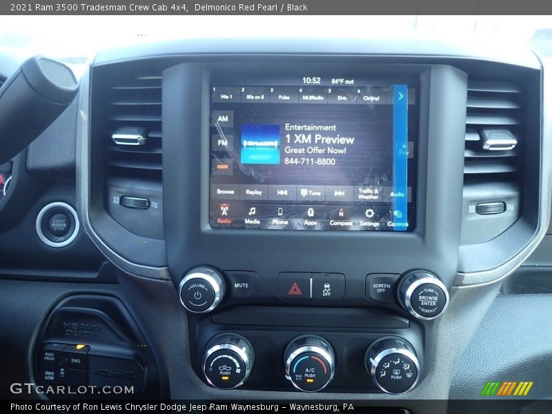 Controls of 2021 3500 Tradesman Crew Cab 4x4