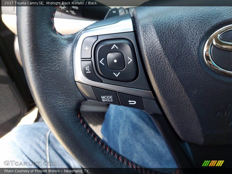 Midnight Black Metallic / Black 2017 Toyota Camry SE
