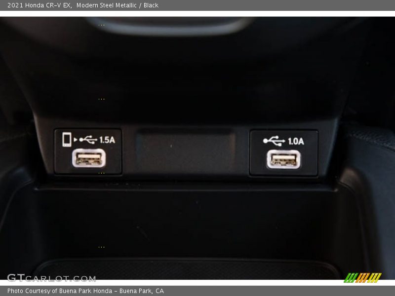 Modern Steel Metallic / Black 2021 Honda CR-V EX