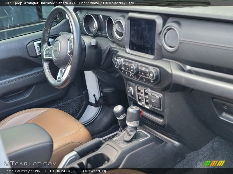 Bright White / Dark Saddle/Black 2020 Jeep Wrangler Unlimited Sahara 4x4