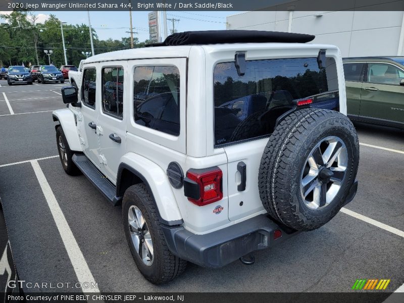Bright White / Dark Saddle/Black 2020 Jeep Wrangler Unlimited Sahara 4x4