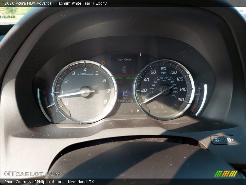 Platinum White Pearl / Ebony 2020 Acura MDX Advance