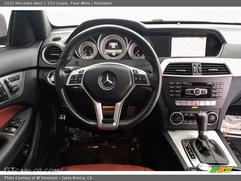 Dashboard of 2015 C 250 Coupe
