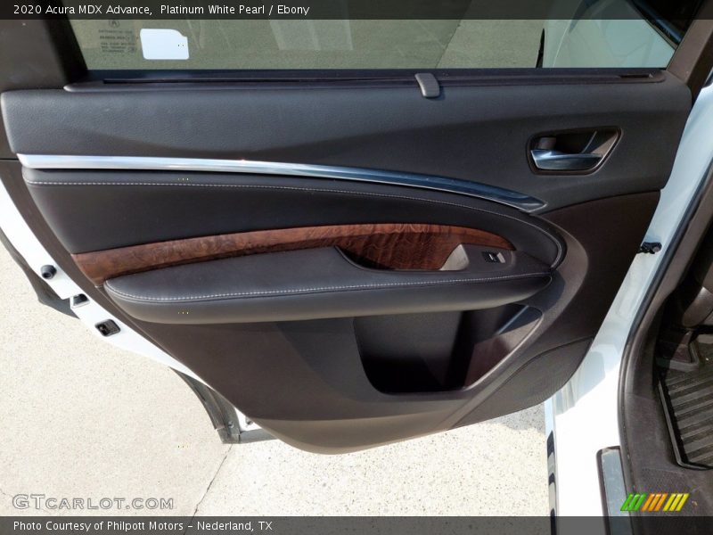Platinum White Pearl / Ebony 2020 Acura MDX Advance