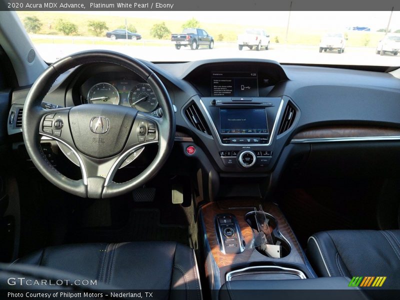 Platinum White Pearl / Ebony 2020 Acura MDX Advance