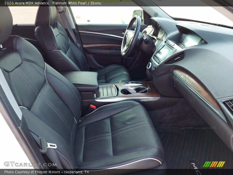 Platinum White Pearl / Ebony 2020 Acura MDX Advance