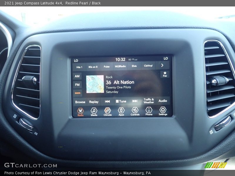 Redline Pearl / Black 2021 Jeep Compass Latitude 4x4